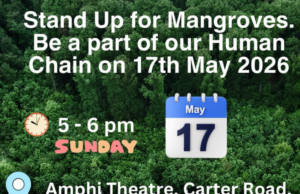 Human Chain To Save Mangroves in Mumbai on 17th May 2026