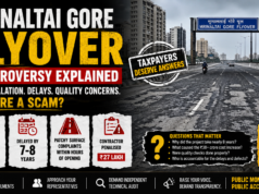 Mrinaltai Gore Flyover – Mumbai Pays, Mumbaikars Suffer