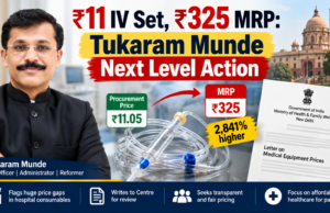 ₹11 Medical Item With ₹325 MRP: Tukaram Mundhe Writes to Centre