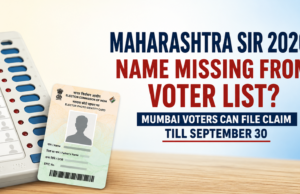 Maharashtra SIR 2026: Name Missing From Voter List? File Claim Till September 30